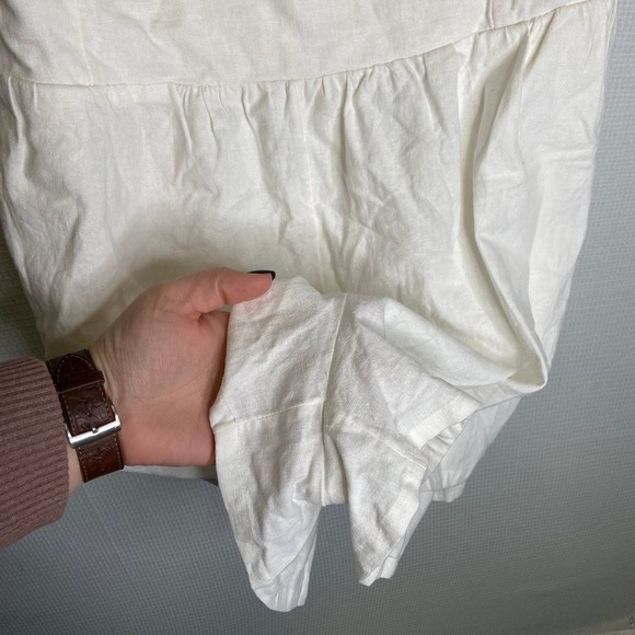 Old Navy | white linen blend O ring halter romper womens‎ size XL NWT NEW - Picture 6 of 10